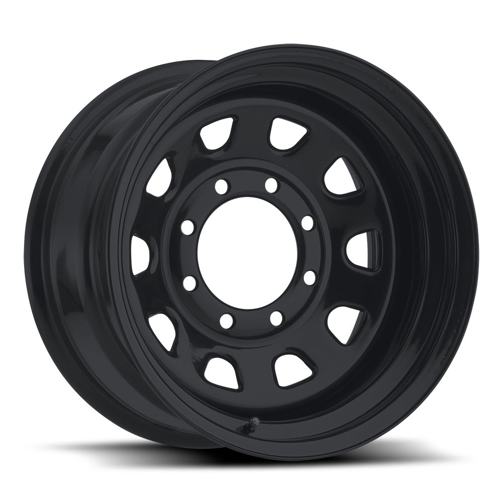 15x8 Vision 84H D Window Gloss Black 5x114.3 5x4.5 ET-19 Wheel Rim ...