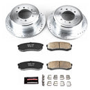 PowerStop Z23 Daily Driver Carbon-Fiber Ceramic Brake Pad and Drilled & Slotted