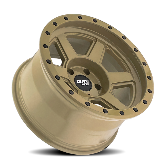 20x10 Dirty Life 9315 Compound Desert Sand 8x165.1 8x6.5 ET-25 Wheel Rim