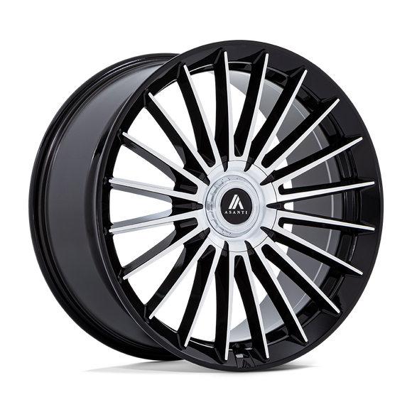 20x9 Asanti AB048 Viceroy Gloss Black Machined Face 5x108 ET45 CB72.56 Wheel