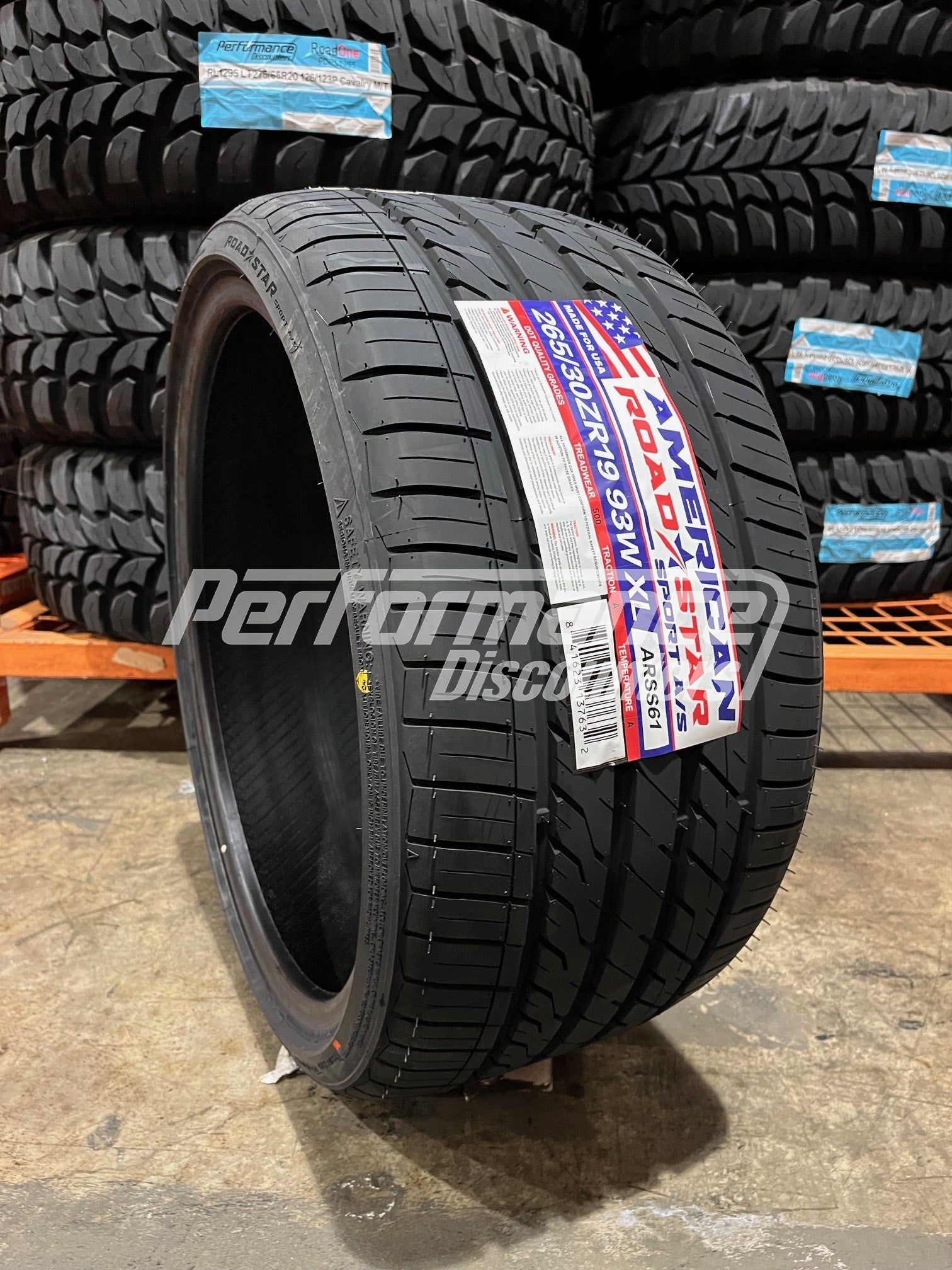 American Roadstar Sport A/S Tire(s) 265/30R19 93W SL BSW 265 30 19 2653019