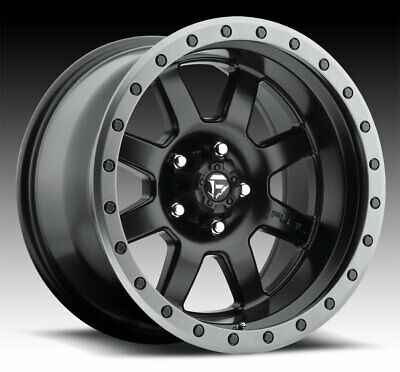 18X10 Fuel D551 Trophy Matte Black Gun Metal Ring 6X139.7 ET-12 wheel/rim