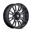 20X7 Msa Offroad Wheels M51 Thunderlips Black 4X137 4X156 ET0 Wheel Rim