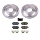 PowerStop OE Stock Replacement Low-Dust Ceramic Brake Pad and Rotor Kit
