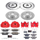 PowerStop Z23 Daily Driver Carbon-Fiber Ceramic Pads Drilled & Slotted Rotor & C