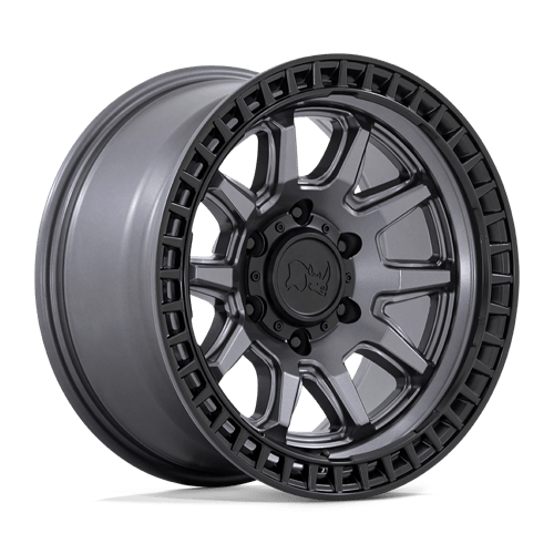 17X8.5 Black Rhino Calico Gray 5X114.3 5X4.5 ET34 Wheel Rim