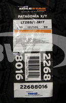 285/70R17 Milestar Patagonia XT 121Q BSW E 285 70 17 2857017-8