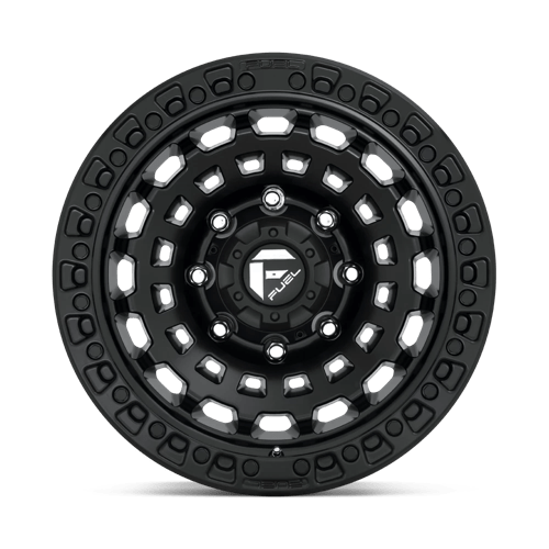 17x9 Fuel Off-Road D633 Zephyr Matte Black 6x139.7 ET-12 CB106.1 Wheel Rim