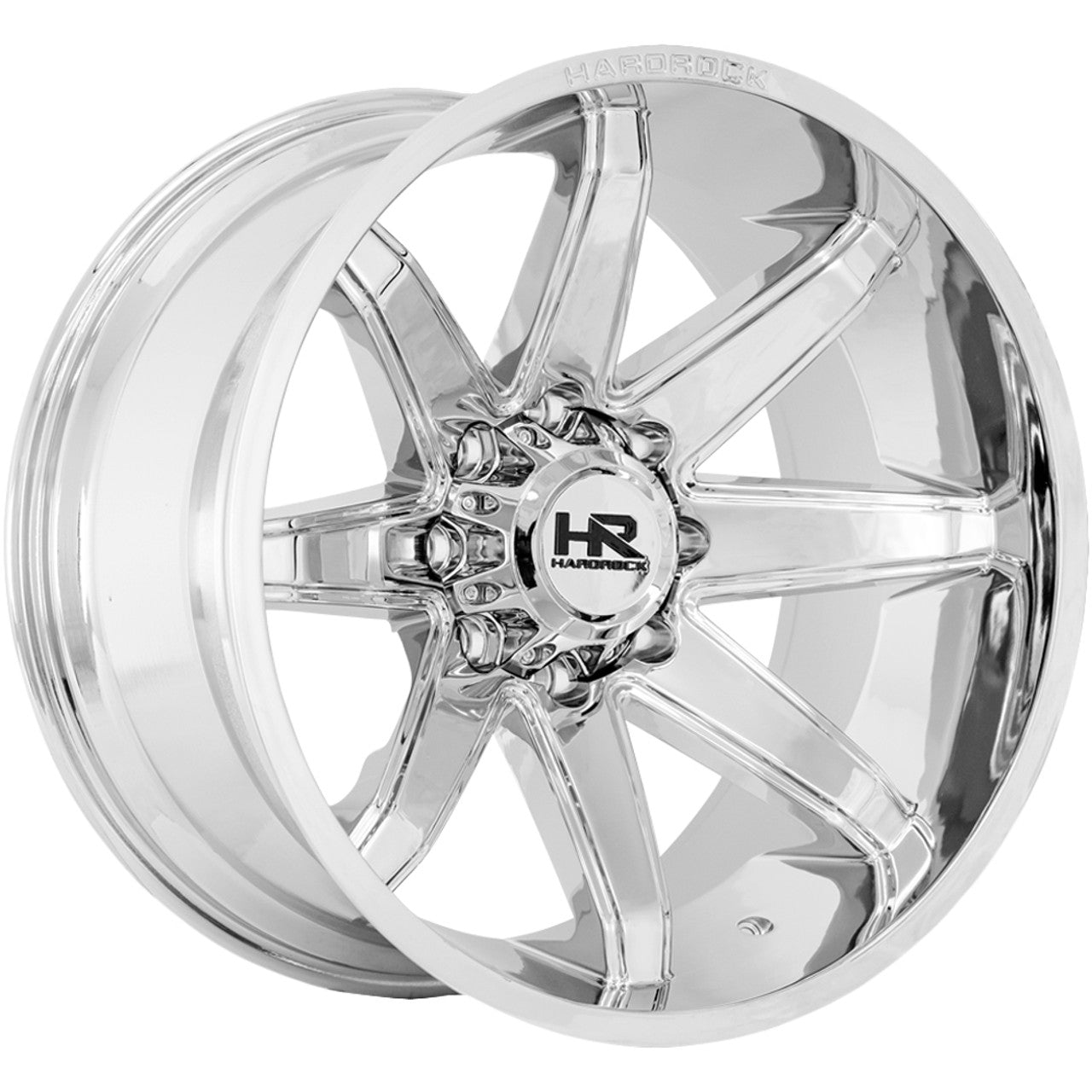 20x10 Hardrock Painkiller XPosed Chrome 8x180 ET-19 wheel/rim