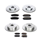 PowerStop Z23 Daily Driver Carbon-Fiber Ceramic Brake Pad and Drilled & Slotted