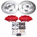 PowerStop Z26 Street Performance Ceramic Brake Pad, Drilled Slotted Rotor, and C