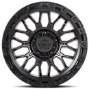 20x9 Lock Off-Road Combat Matte Black Matte Black Ring 5x127 ET0 Wheel