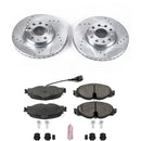 PowerStop Z23 Daily Driver Carbon-Fiber Ceramic Brake Pad and Drilled & Slotted