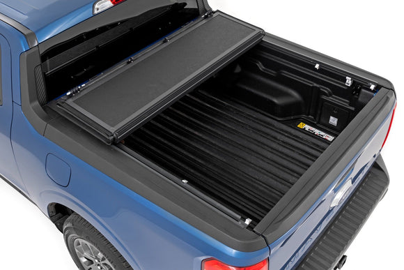 Rough Country Hard Low Profile Bed Cover 4'6" Bed For Ford Maverick 22-24