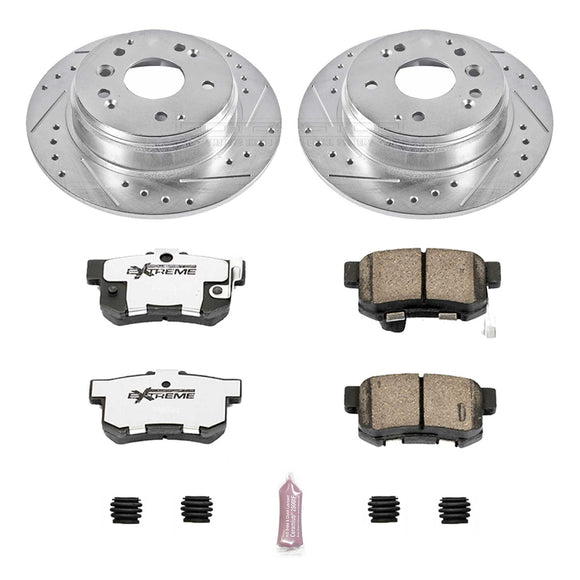 PowerStop Z26 Street Performance Ceramic Brake Pad and Drilled & Slotted Rotor K