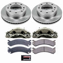 PowerStop OE Stock Replacement Low-Dust Ceramic Brake Pad, Rotor and Caliper Kit