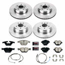 PowerStop OE Stock Replacement Low-Dust Ceramic Brake Pad and Rotor Kit
