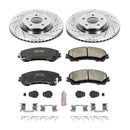 PowerStop Z23 Daily Driver Carbon-Fiber Ceramic Brake Pad and Drilled & Slotted
