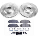 PowerStop Z23 Daily Driver Carbon-Fiber Ceramic Brake Pad and Drilled & Slotted