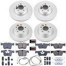 PowerStop Genuine Geomet Coated Rotor and Carbon-Fiber Ceramic Brake Pad Kit