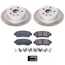 PowerStop Semi-Coated Rotor and Low-Dust Ceramic Brake Pad Kit