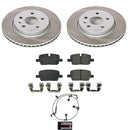 Semi-Coated Rotor and Low-Dust Ceramic Brake Pad Kit