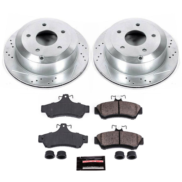 PowerStop Z23 Daily Driver Carbon-Fiber Ceramic Brake Pad and Drilled & Slotted
