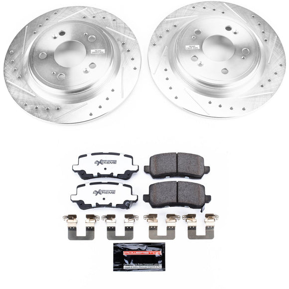 PowerStop Z26 Street Performance Ceramic Brake Pad and Drilled & Slotted Rotor K