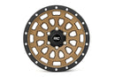 17x8.5 Rough Country 87 Series Bronze/Black Wheel 6x5.5 ET0 CB4.173