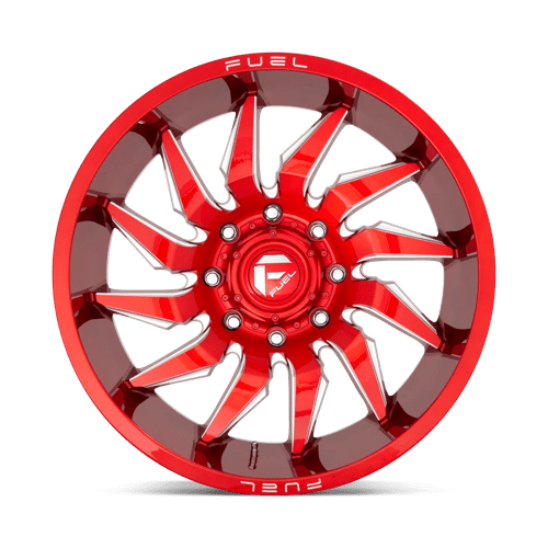 22x10 Fuel Off-Road D745 Saber Candy Red Milled 6x135 ET-18 CB87.1 Wheel Rim