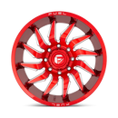 22x10 Fuel Off-Road D745 Saber Candy Red Milled 6x135 ET-18 CB87.1 Wheel Rim