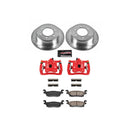 PowerStop Z23 Daily Driver Carbon-Fiber Ceramic Pads Drilled & Slotted Rotor & C