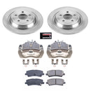 PowerStop OE Stock Replacement Low-Dust Ceramic Brake Pad, Rotor and Caliper Kit
