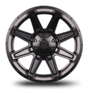 17x8.5 Mudder Trucker MT404 Deviant Black 5x114.3 5x4.5 5x127 5x5 18 Wheel