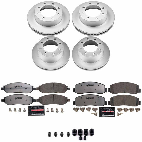 Z36 Truck & Tow Premium Carbon-Fiber Ceramic Brake Pad and Fully Coated Rotor Ki