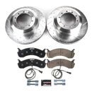 PowerStop Z36 Carbon-Fiber Ceramic Brake Pad with Drilled and Slotted Rotor Kit