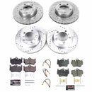 PowerStop Z23 Daily Driver Carbon-Fiber Ceramic Brake Pad and Drilled & Slotted
