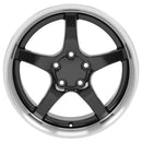 18" Replica Wheel CV05 Fits Chevrolet Corvette - C5 Rim 18x10.5 Deep Dish Black