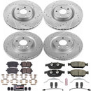 PowerStop Z23 Daily Driver Carbon-Fiber Ceramic Brake Pad and Drilled & Slotted