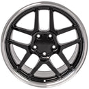 18" Replica Wheel CV04 Fits Chevrolet Corvette - C5 Z06 Rim 18x10.5 Black Wheel