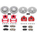 PowerStop Z23 Daily Driver Carbon-Fiber Ceramic Pads Drilled & Slotted Rotor & C