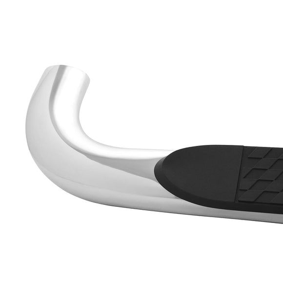 Westin Platinum 4 Oval Nerf Step Bars Polished Polished Stainless Steel 21-4080