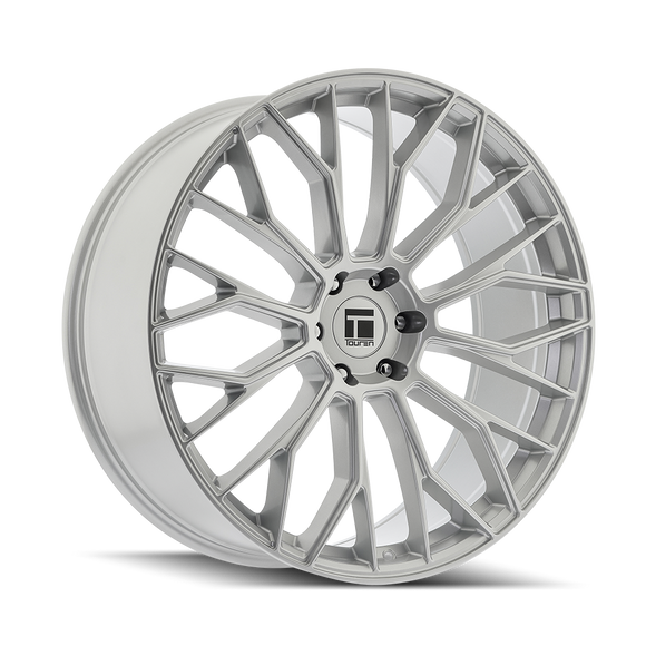 24x10 Touren TR08 Gloss Silver Wheel 6x135 ET30 CB87.1