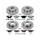 PowerStop OE Stock Replacement Low-Dust Ceramic Brake Pad and Rotor Kit