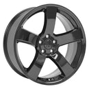 20" Replica Wheel DG12 Fits Dodge Charger SRT Rim 20x8 Black Wheel