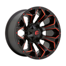 20x9 Fuel Off-Road D787 Assault Matte Black Milled Red Tint 5x114.3 ET1 Wheel