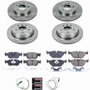 PowerStop OE Stock Replacement Low-Dust Ceramic Brake Pad and Rotor Kit