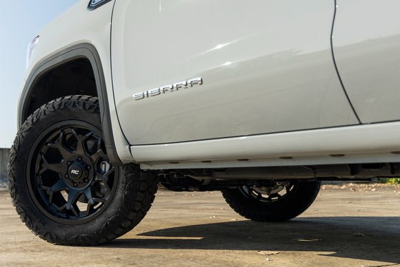 20x9 Rough Country 80 Series Semi Gloss Black Wheel 6x5.5 ET0 CB