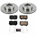 PowerStop OE Stock Replacement Low-Dust Ceramic Brake Pad and Rotor Kit