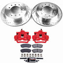 PowerStop Z23 Daily Driver Carbon-Fiber Ceramic Pads Drilled & Slotted Rotor & C